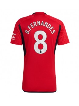 Manchester United Bruno Fernandes #8 Heimtrikot 2023-24 Kurzarm